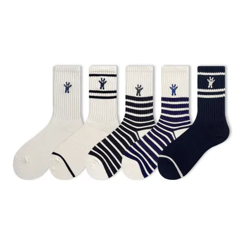 COTTON CHEESE Носки Crew Женские упаковка из 5 пар