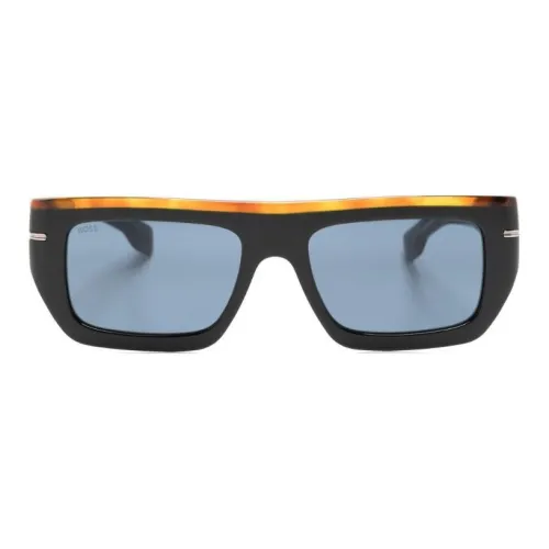 HUGO BOSS Прямоугольные Солнцезащитные очки Мужские Умбра