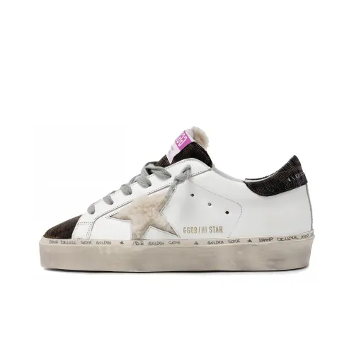 Golden Goose Hi Star Стильные Скейтбординги Женские Черный Белый