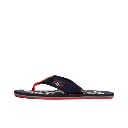 Tommy Hilfiger Шлепанцы Синий Красный Мужской