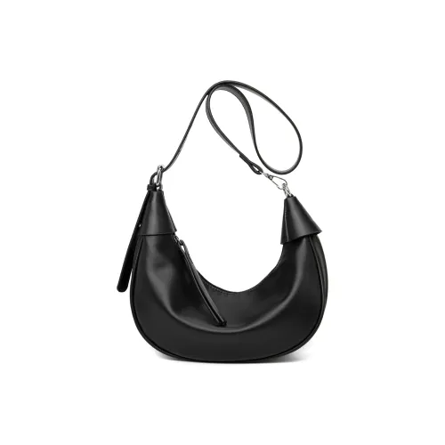 UNITE STAR ПУ (полиуретан) Сумка через плечо Средняя Женская Черная Темно-Кофейная Экрю Кофейная