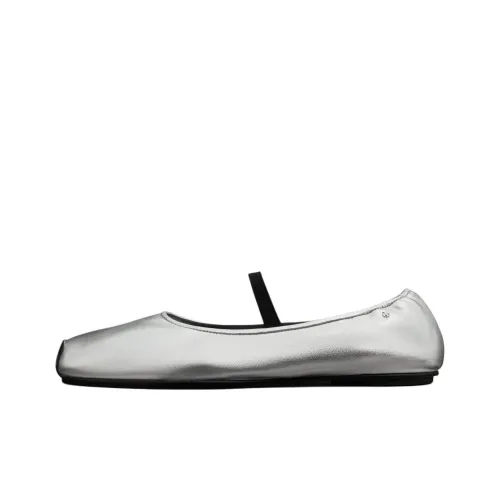 TORY BURCH Runway Туфли Мэри Джейн Женские Серебряные