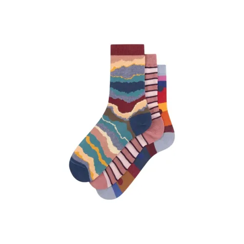 Paul Smith 3 шт Многоцветные Женские Носки MID до икры