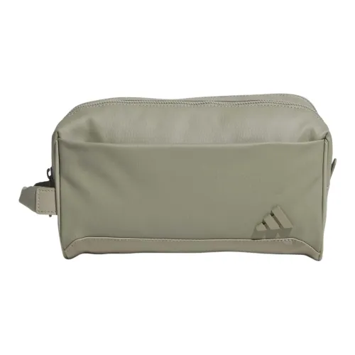 Adidas ПУ (полиуретан) с искусственной кожей сумка для хранения мини мужская серебряная галька