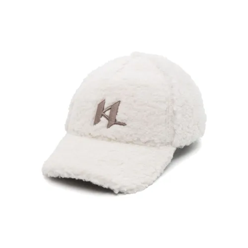 Karl Lagerfeld Хлопковые кепки женские цвет сливовый