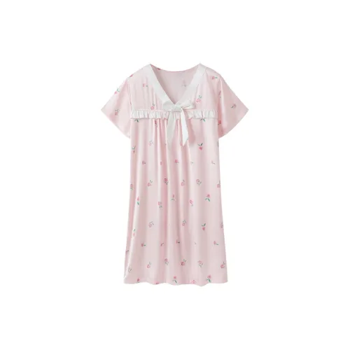 Huggy Kissy Ночная сорочка Женская Розовая пена