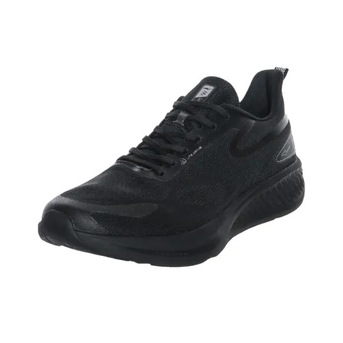 Erke Shock Absorbers Slip-Resistant Abrasion-Resistant Low-Top Running Shoes Men's Deep Black Эрке Шок Абсорберы Противоскользящие Устойчивые к Износу Низкие Кроссовки для Бега Мужские Глубокий Черный