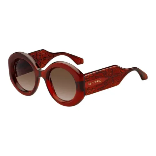 ETRO OVAL SUNGLASSES Женские Красный