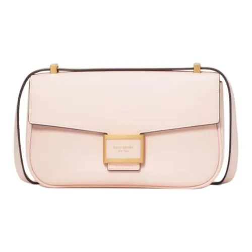 Kate Spade Katy Текстурированная кожа сумка через плечо сумка на плечо средний размер женский конопля желе-розовый