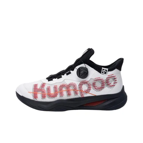 KUMPOO Hou Yi Бадминтонная обувь Низкий топ Белый Красный Унисекс