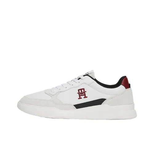 Tommy Hilfiger Низкие кроссовки для скейтбординга Мужские Белые