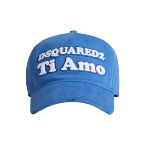 DSQUARED 2 Хлопок Бейсболки Мужские Синие