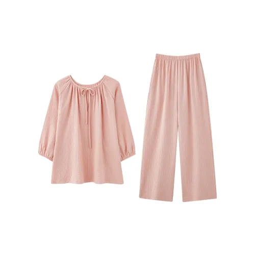 Tianmicat Pajama Комплект Женский Пастельно-Розовый