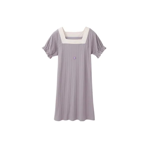 Huggy Kissy Ночная сорочка Женская Телесный Фиолетовый