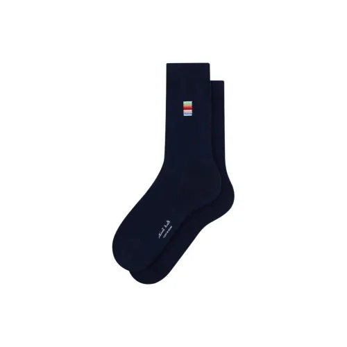 Paul Smith 1 шт Морской синий Женские Носки MID до икры