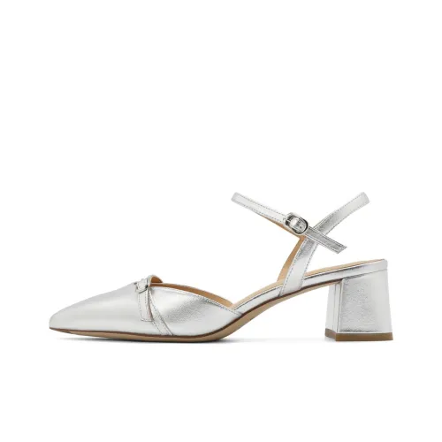 BELLE Повседневная обувь 5CM Женская Абрикос Бежевый Серебряный Золотой