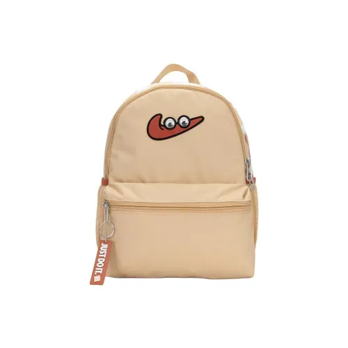 Nike Ткань Рюкзак Унисекс Бежевый Желтый