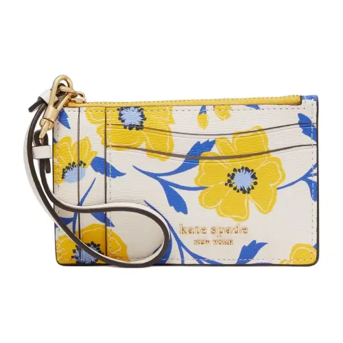 Kate Spade ПВХ Монетница Женская Кремовая Многоцветная