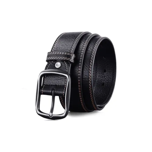 VINEY Эксклюзивный Черный Модный Юноша Джинсы Ремень Классический Повседневный Пуговица Стиль Ремень Модный Костюм Брюки