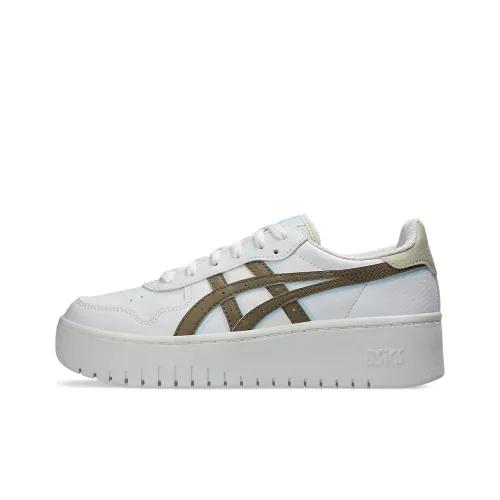 Asics JAPAN S PF Low Топ Кроссовки для скейтбординга Женские Белые Коричневые