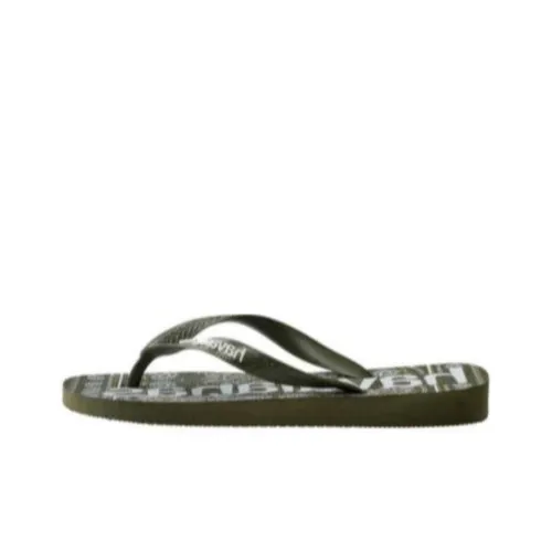 Havaianas Топ Logomania Шлепанцы Унисекс Зеленый