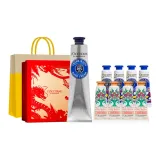 【Ограниченная подарочная коробка】 Крем для рук из ореха ши 150 мл + Классический увлажняющий крем из ореха ши 10 мл * 4 + Сакура 10 мл * 4