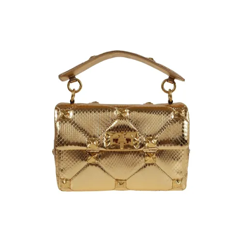 Valentino Garavani Телячья кожа Тоут Сумка Сумка для покупок Сумка Женская Золотая