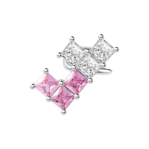 Abyb Charming Рhodium-покрытый медный зажим для волос Серьги On Женские