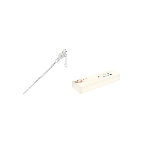 Серебряные покрытые медью шпильки для волос женские