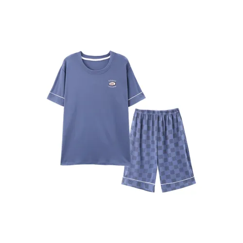 Follow The United States Пижамный комплект Мужской Синий