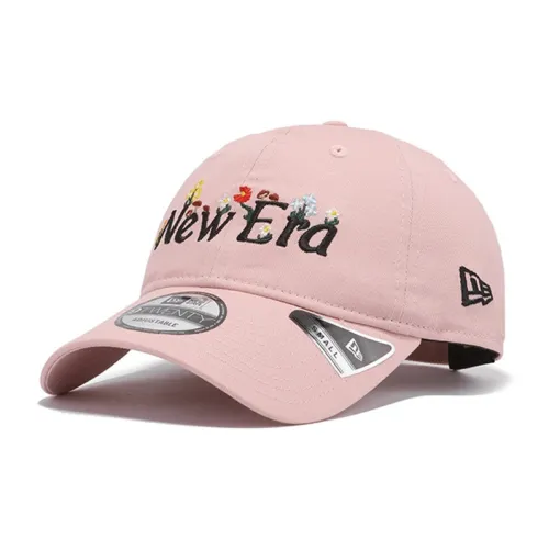 New Era Хлопковые кепки унисекс розовые