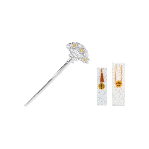 FREE RABBITⅡ Серебряный Покрытый Медные Шпильки для волос Женские