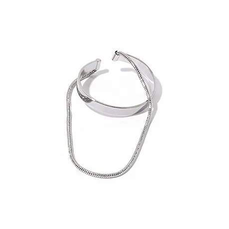 KING OF BLING Сплав Нижняя заколка Серьги On Unisex