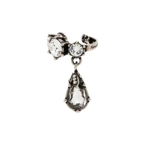 Alexander McQueen Clip ON Серьги Серебряные Женские