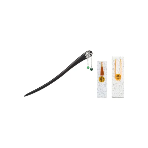 FREE RABBITⅡ Wood + Медный Серебряный Покрытый + Искусственные Пресноводные Бусины Шпильки для волос Женские