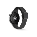 Чёрный квадрат, пряжка [магнитная пряжка, силиконовый ремешок], чёрная пряжка