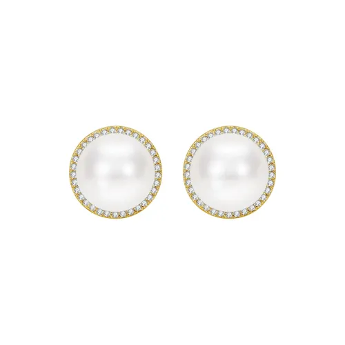 JAY Искусственная жемчужина Нижняя заколка Серьги On Женские