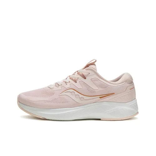 Saucony Lancer Shock Absorbers Slip-Resistant Breathable Low-Top Casual Running Shoes Women's Pink Сaucony Lancer Shock Absorbers Противоскользящие Дышащие Низкие Кеды Повседневные Беговые Кроссовки Женские Розовые