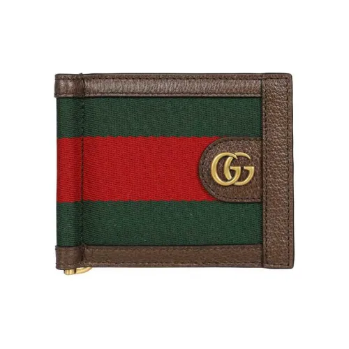 GUCCI Вискоза Кошелек Мужской Зеленый Красный