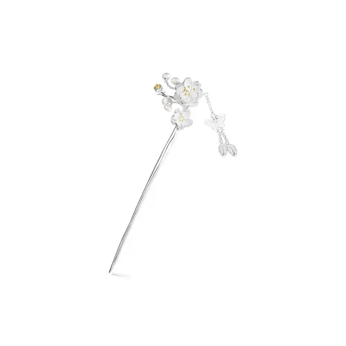 OSSINMI Стерлинговое серебро 925 пробы / Жемчужная раковина / Шпильки для волос / Женские