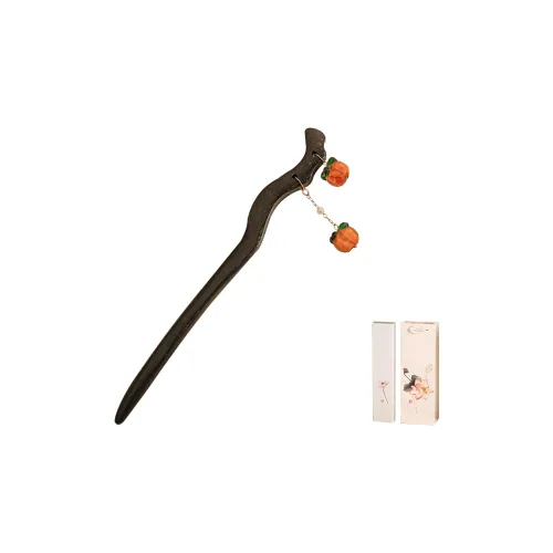 SENDME Вуди, Акрил Шпильки для волос Good Хурма Into Двойные Деревянные Шпильки для волос Женские