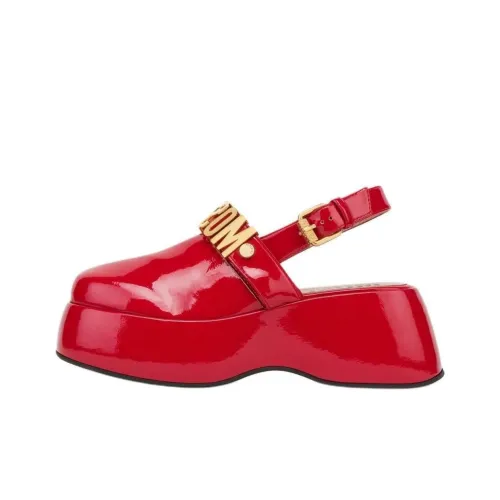 MOSCHINO Повседневная обувь 7,5 см Женская Красная