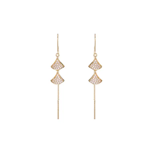 NATURALLYJOJO Циркон Длинные Серьги с Кисточкой Нишевый Дизайн Женские