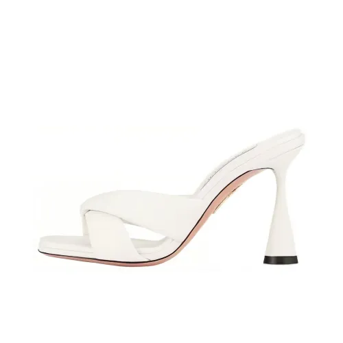 AQUAZZURA Слипоны 9,5 см Женские Белые
