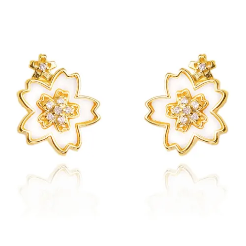 Ван Гог Нижняя заколка On Серьги Золотые Женские