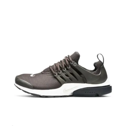 Nike Air Presto Амортизация Износостойкие Низкие Кроссовки для Бега Унисекс Черный Ярко-черный