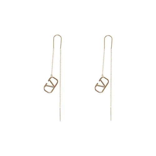 Серьги Valentino из латуни подвески женские золото