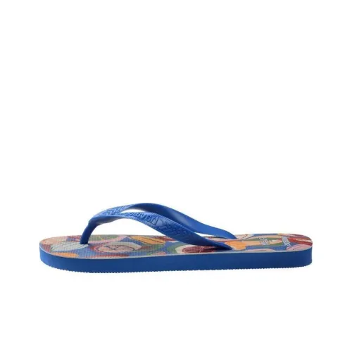 Havaianas Шлепанцы Сине-оранжевые Женские