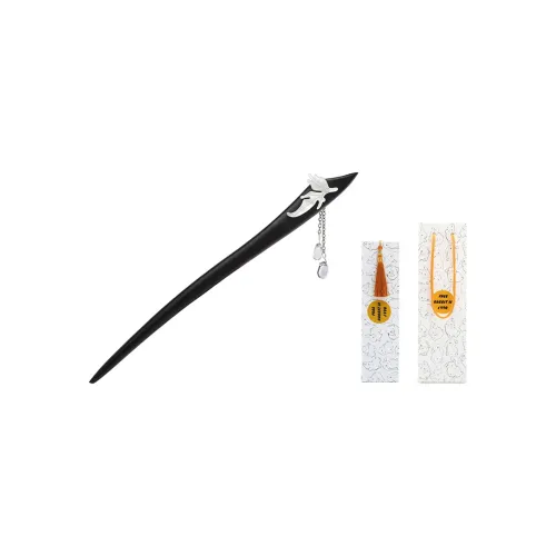 FREE RABBITⅡ Wood + Медный + Искусственный Пресноводный Бусины Шпильки для волос Женские