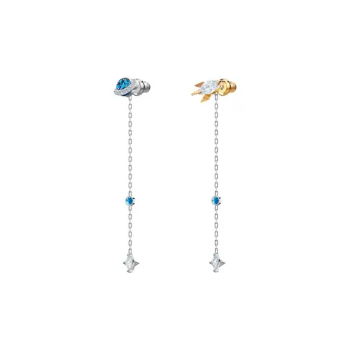 Swarovski Out of this World Space Серьги-подвески Синий, Золотой, Серебряный Женские